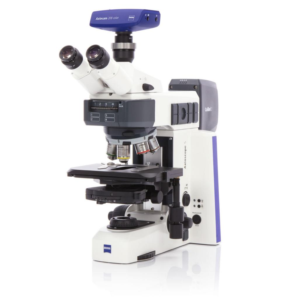 用于生物医学日常工作和研究的智能显微镜Axioscope 5